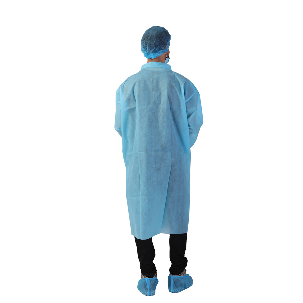 very popular Non-woven Disposable Lab Coat