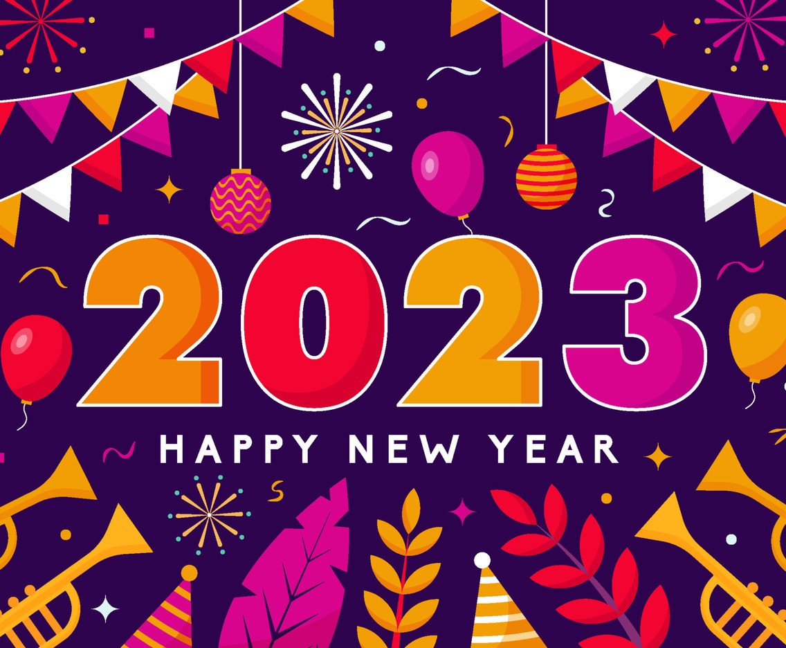 ¡Feliz año nuevo para 2023!